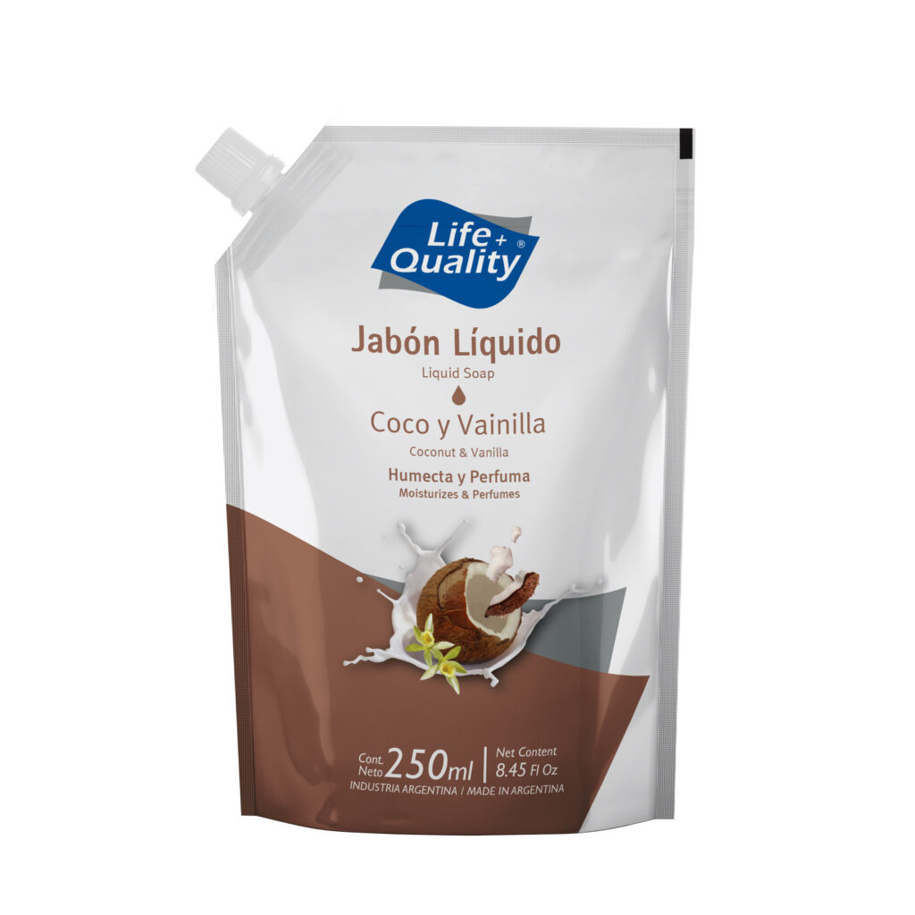 Jabón Líquido Coco y Vainilla Doypack x 250 ml