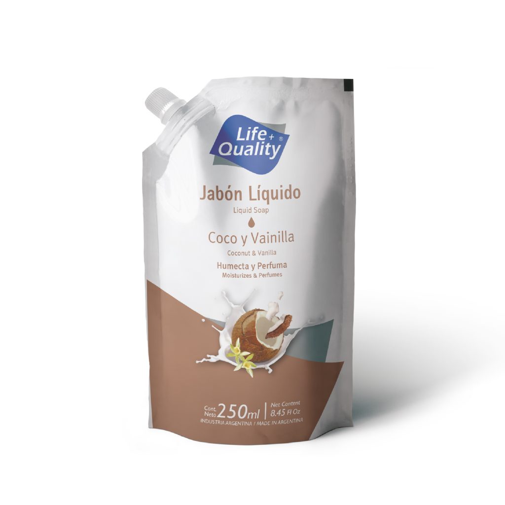 Jabón Líquido Coco y Vainilla Doypack x 250 ml
