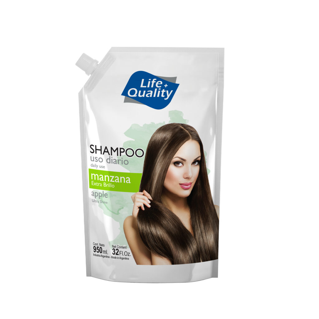 Life+Quality - Shampoo Familiar Manzana Doypack x 950 ml
