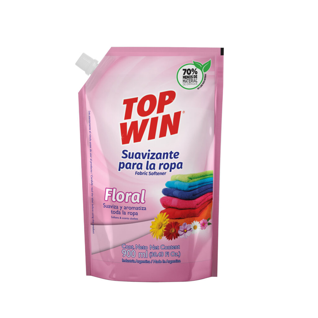 Top Win - Suavizante para Ropa Floral Doypack x 900 ml