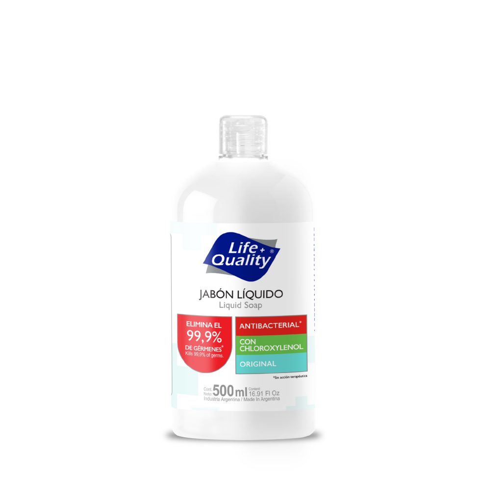 Life+Quality - Jabón Líquido con Chloroxylenol Original x 500 ml