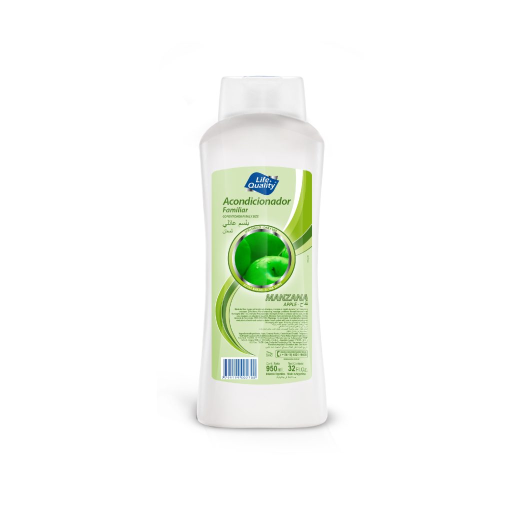 Life+Quality - Acondicionador Familiar Manzana x 950 ml