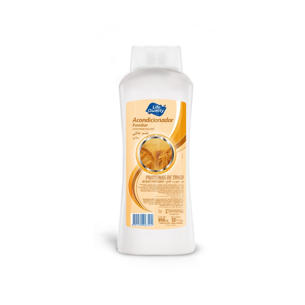 Life+Quality - Acondicionador Familiar Proteínas de Trigo x 950 ml