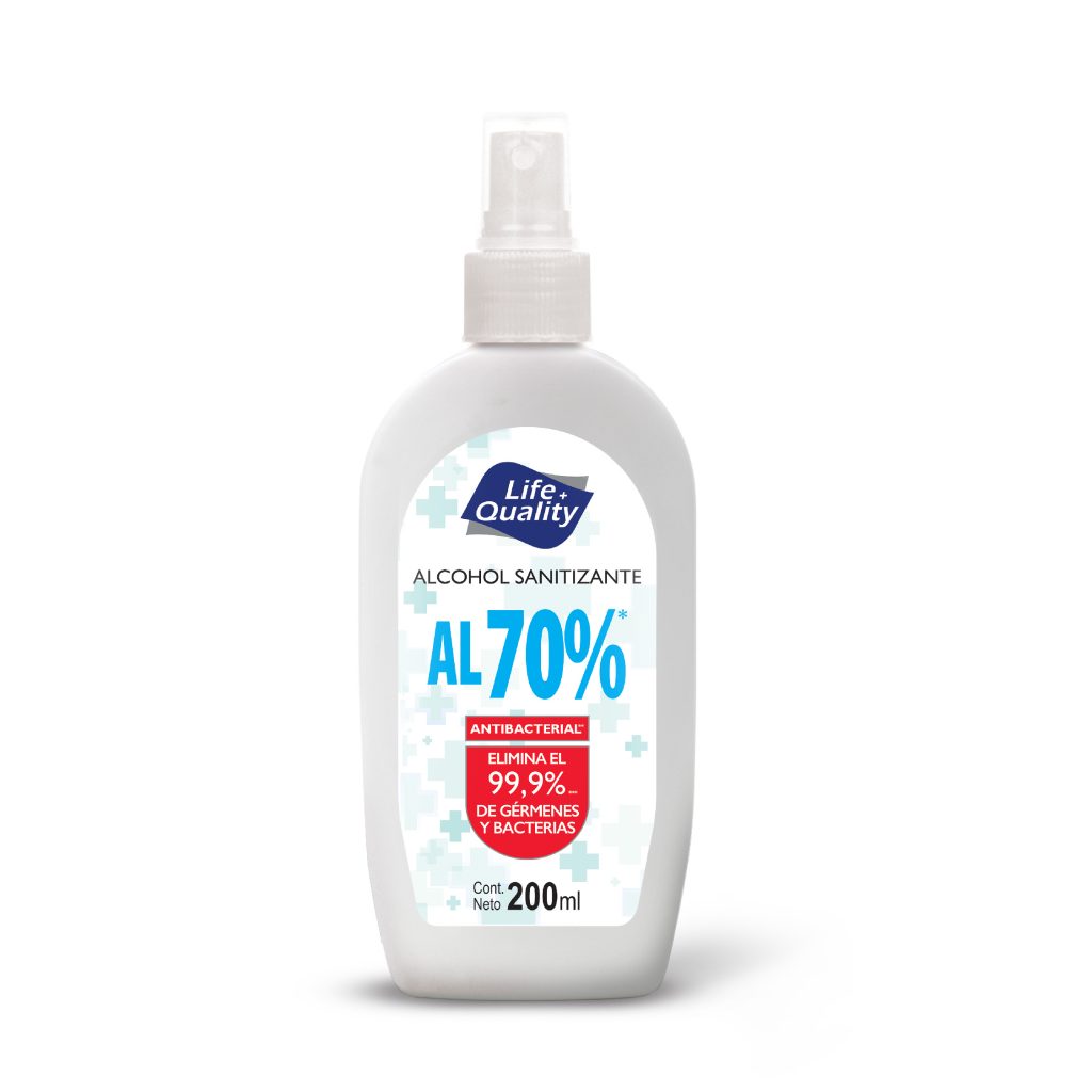 Life+Quality - Alcohol al 70% x 200 ml