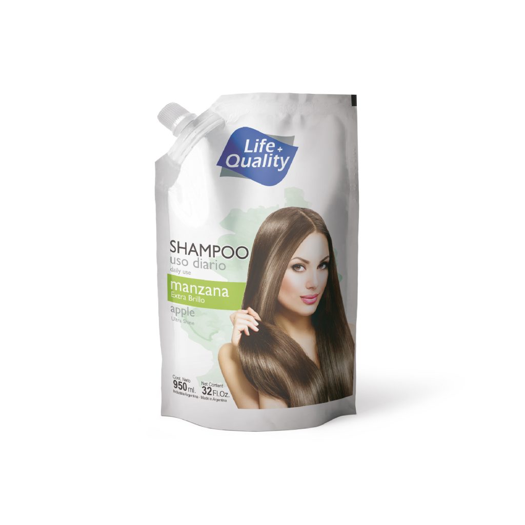 Life+Quality - Shampoo Familiar Manzana Doypack x 950 ml