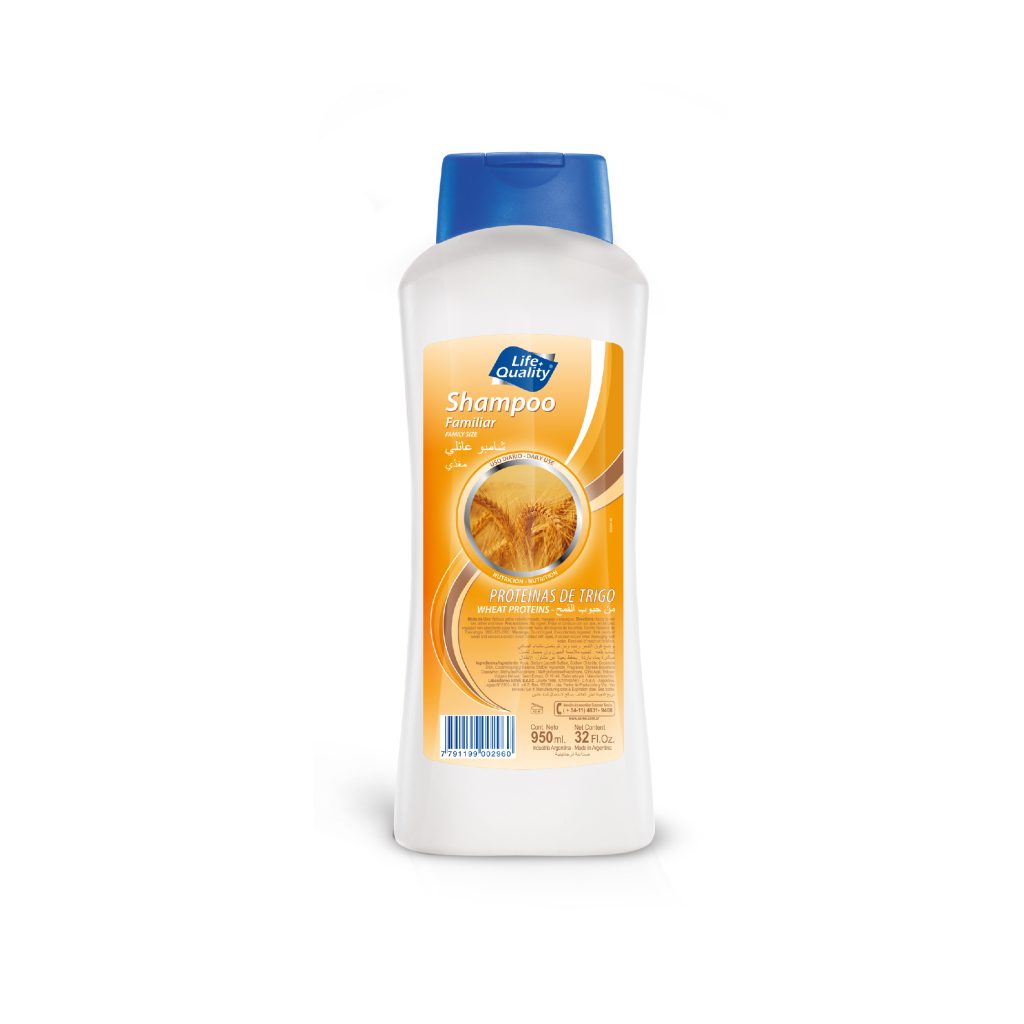 Life+Quality - Shampoo Familiar Proteínas de Trigo x 950 ml