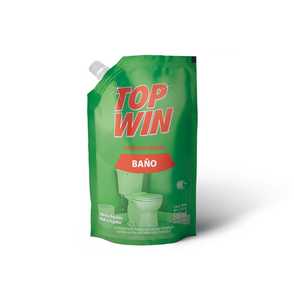 Top Win - Limpiador Líquido Baños Doypack x 500 ml