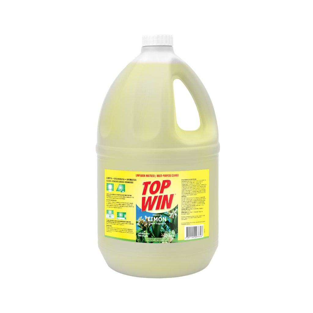 Top Win - Limpiador de Pisos Limón x 4 L