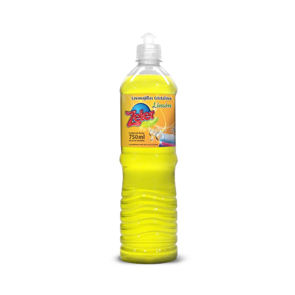 Zefer- Lavavajillas Cristalino Limón x 750 ml