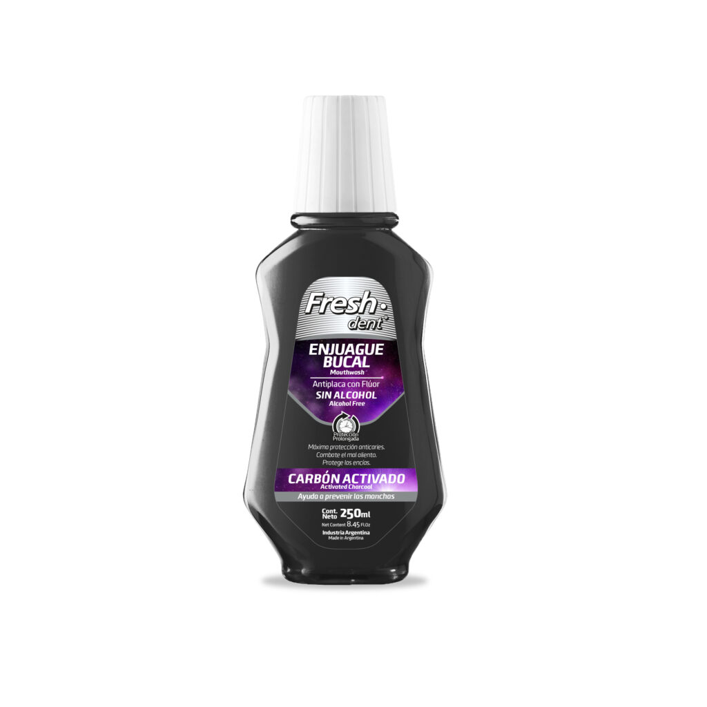 Fresh Dent - Enjuague Bucal Carbón Activado x 250 ml