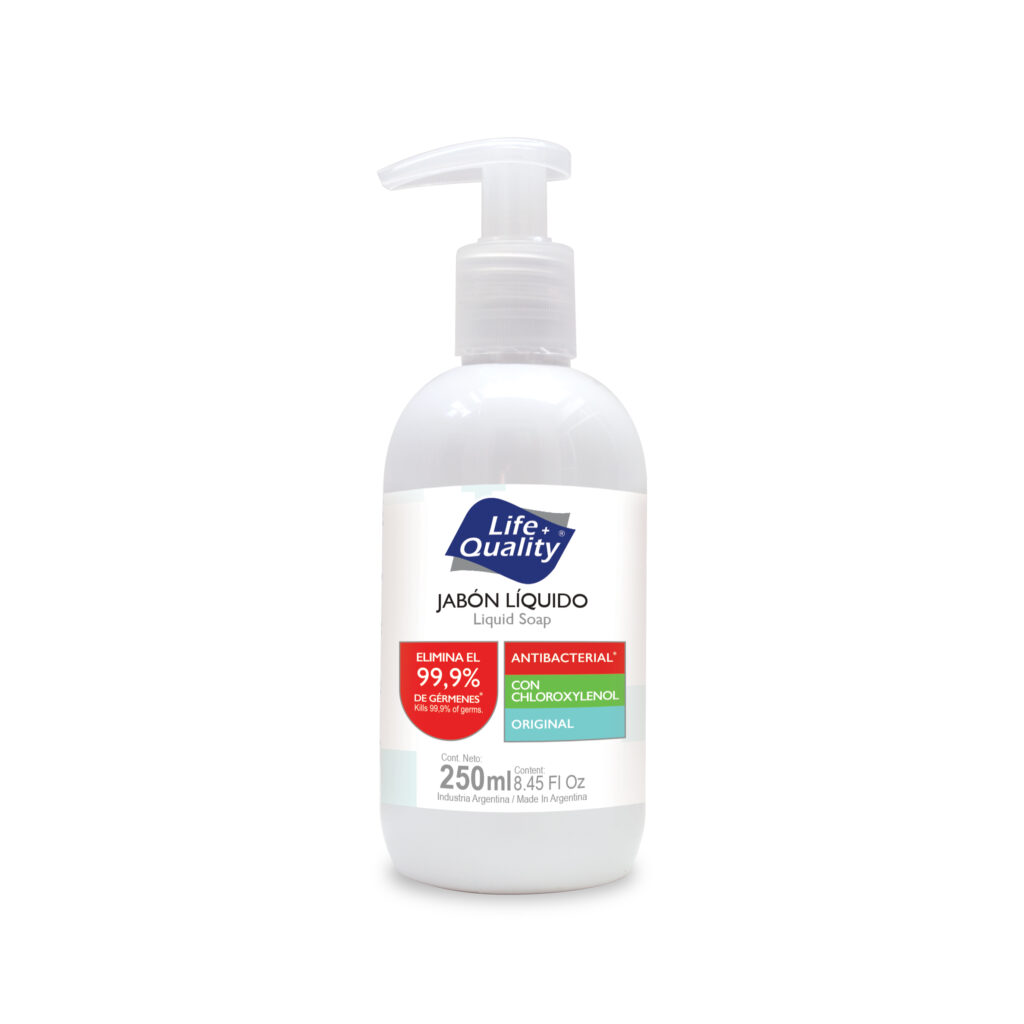 Life+Quality - Jabón Líquido con Chloroxylenol Original x 250 ml