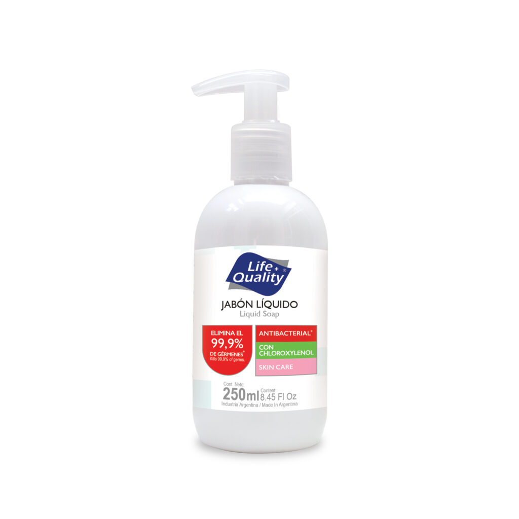 Life+Quality - Jabón Líquido con Chloroxylenol Skin Care x 250 ml